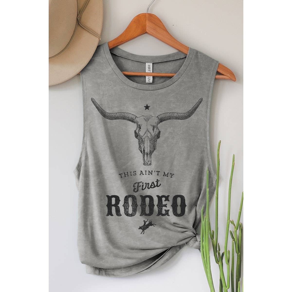 HRTandLUV - Wholesale Tank Top - Women's - THIS AINT MY FIRST RODEO MINERAL GRAPHIC TANK TOP2
