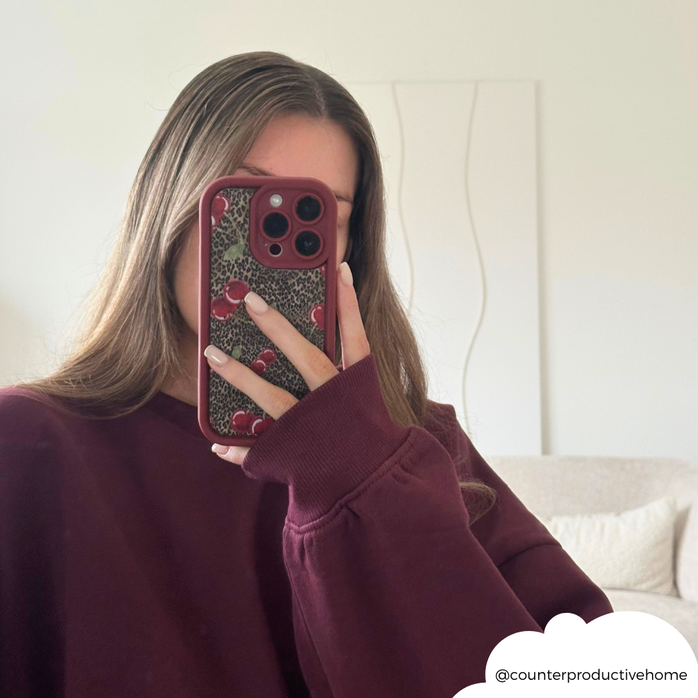 Coconut Lane - Wholesale Phone Case - Women's - Leopard Cherries Phone Case4