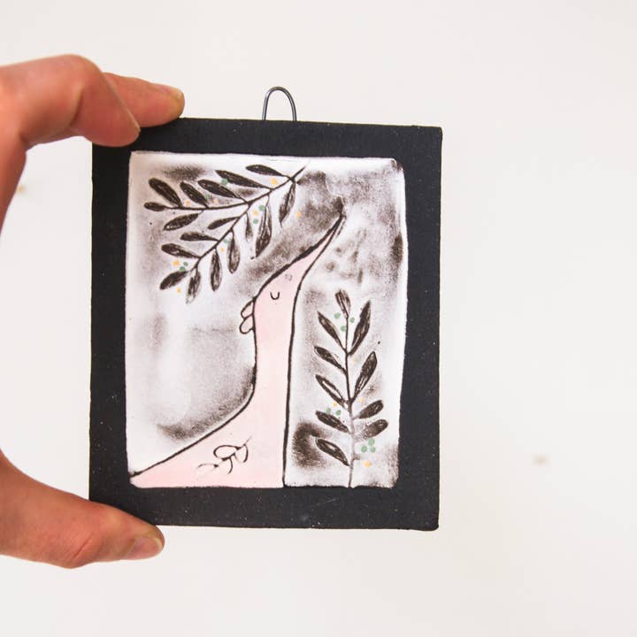 O Garça - arte de parede (colorida) por atacado de karoArt