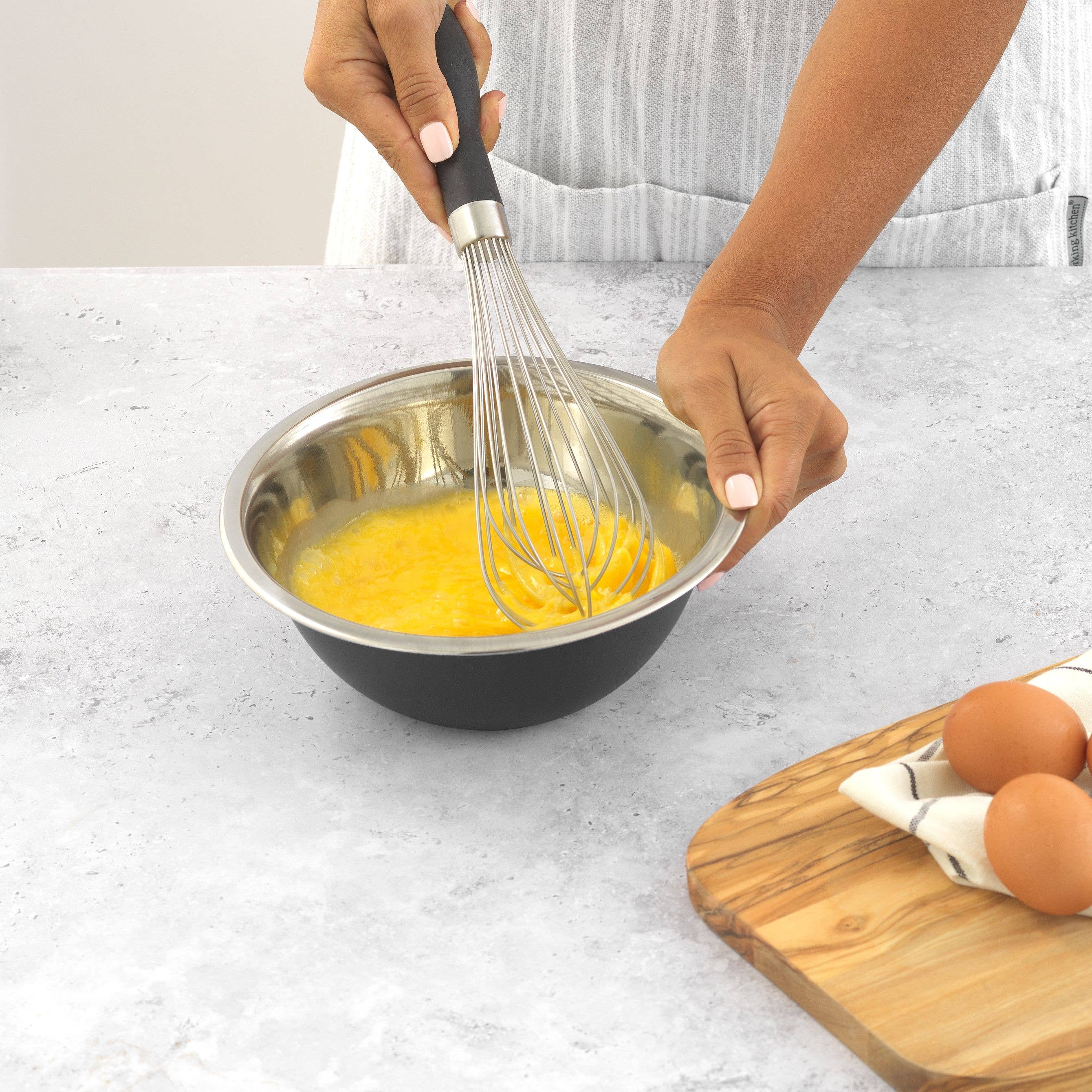 JoyJolt - Wholesale Mixing Bowl - Stainless Steel Kitchen Mixing Bowls Set - 6 Pieces6