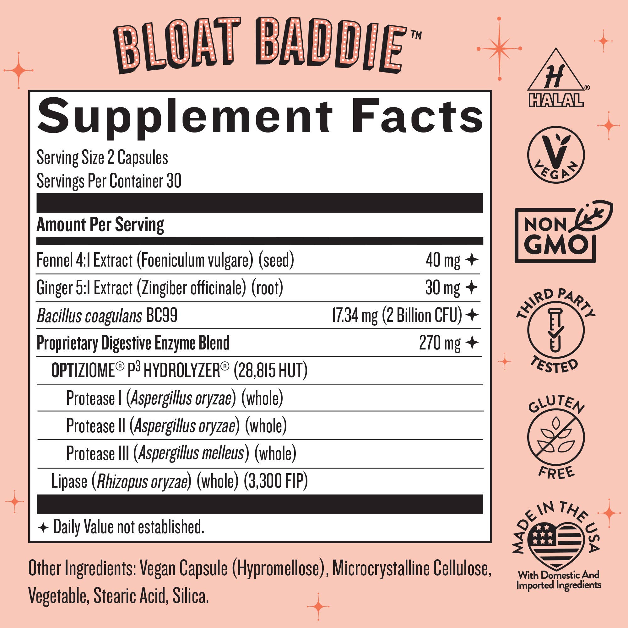 Legendairy Milk - Wholesale Oral Supplement/Vitamin - Bloat Baddie™ Digestive Support1