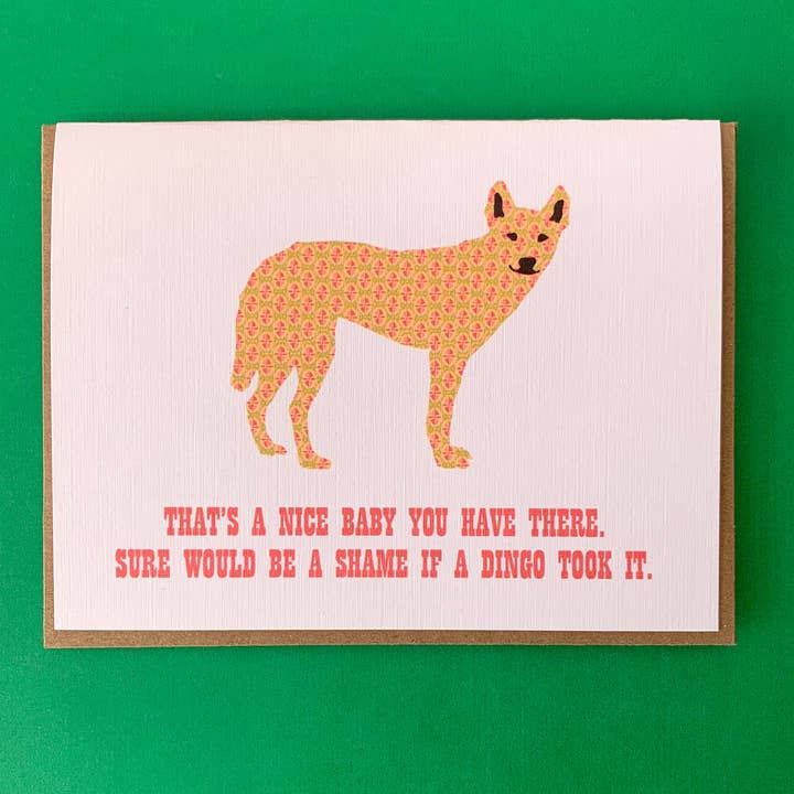 MBMB - Wholesale Baby Card - Don'T Let The Dingo Take Your Baby