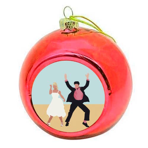 ART WOW - Wholesale Ornament - Christmas Baubles 'Grease is the word'4