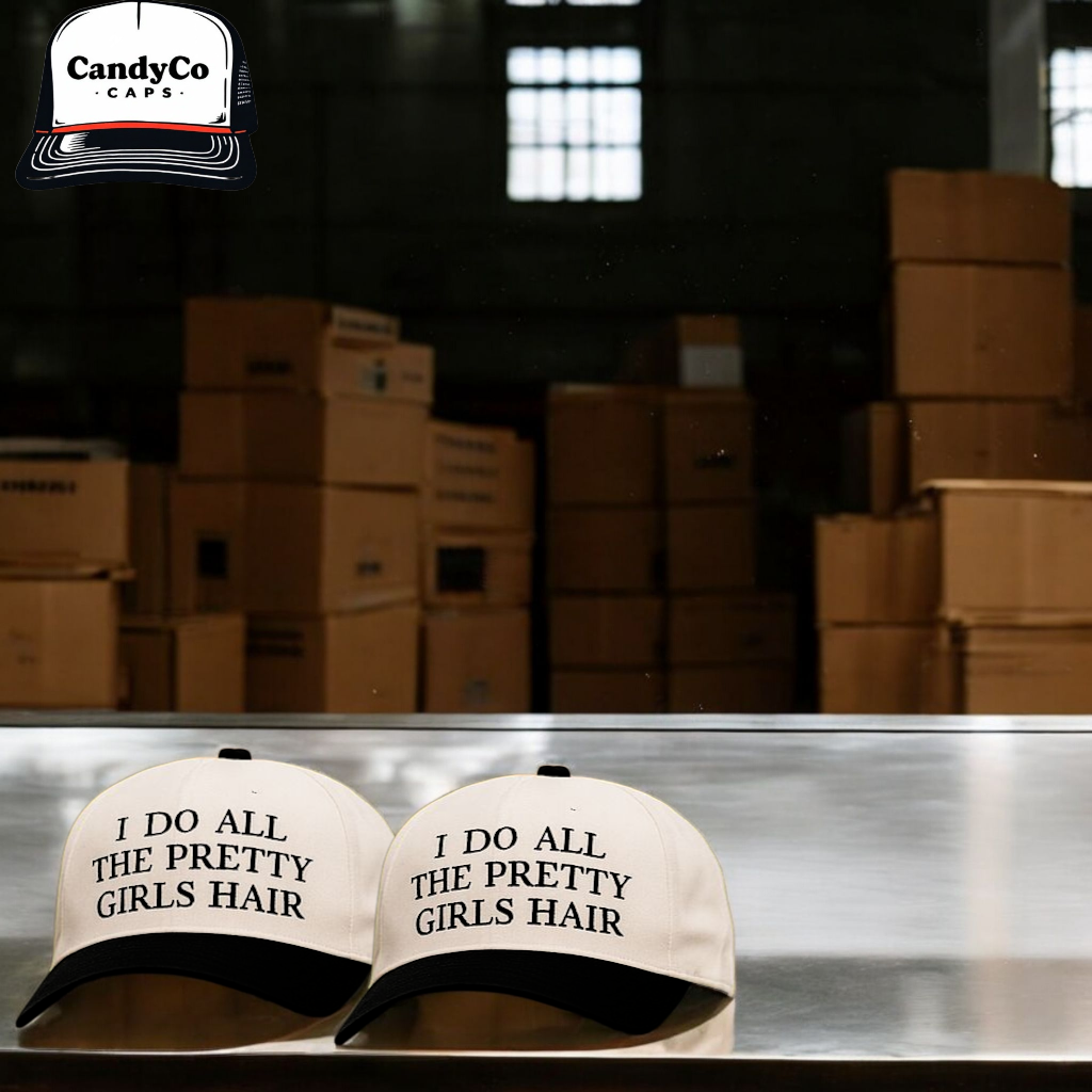 The Candy Collections - Wholesale Trucker Hat - Women's - I do all the pretty girls hair Embroidered cap trucker Hat  2