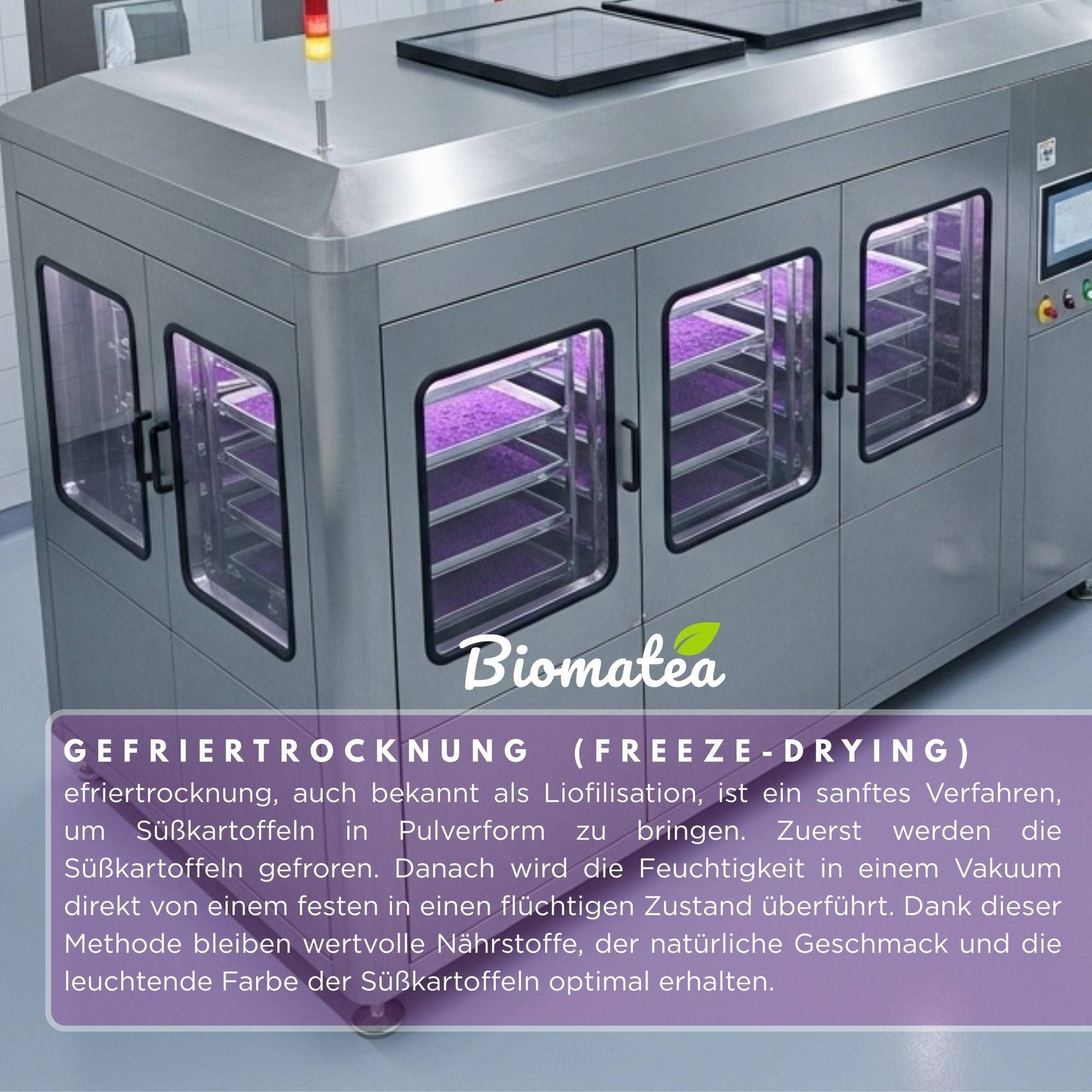 Biomatea – Großhandel Protein-/Superfood-Pulver – Lila Süßkartoffel Pulver 100 g – Premium Ube Powder, Purple Sweet Potato Powder, naturbelassen & rein3