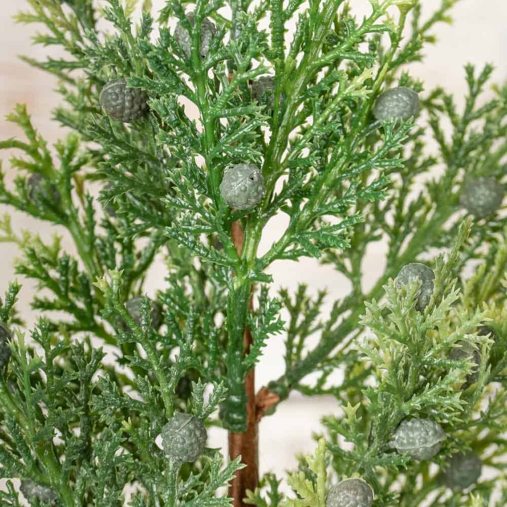 Factory Direct Craft - Wholesale Artificial Christmas Tree - 18" Faux Cedar Juniper Berry Spray4