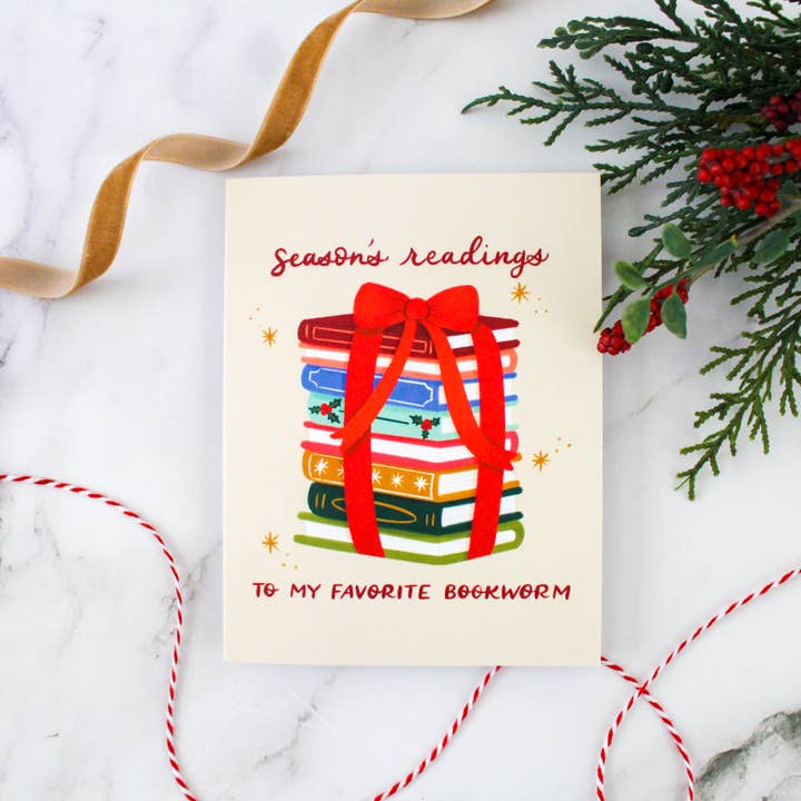 Carte de lecture de la saison pour la vente par Julia Kestner Designs