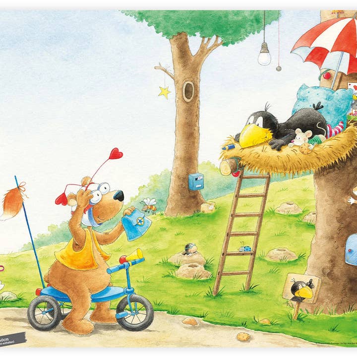 Der kleine Rabe Socke – Eddi-Bär schaut vorbei für den Großhandel von BUCHPOSTER