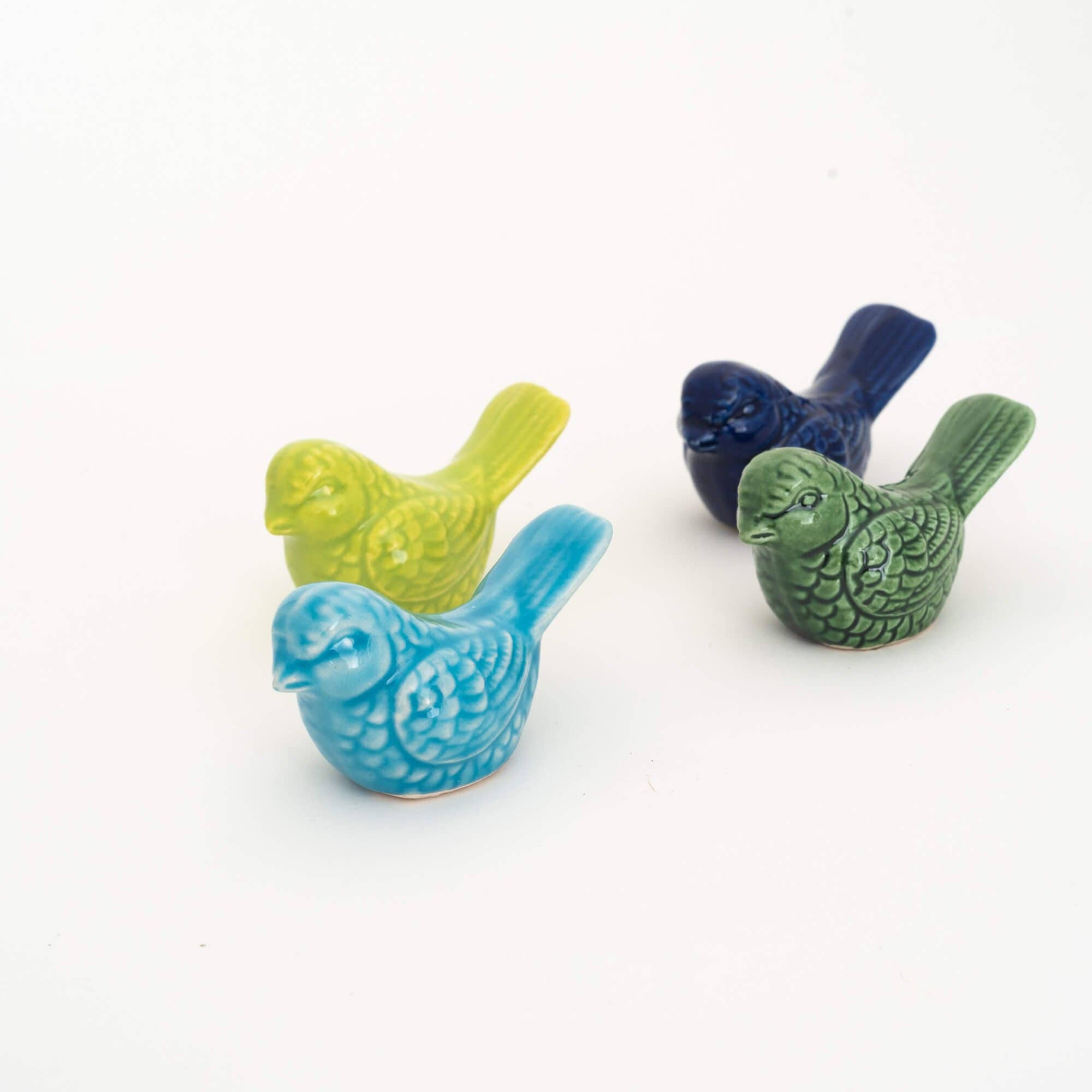 Vasos Quadrados by EM – Estatueta decorativa por atacado – PASSARINHO DE CERÂMICA21