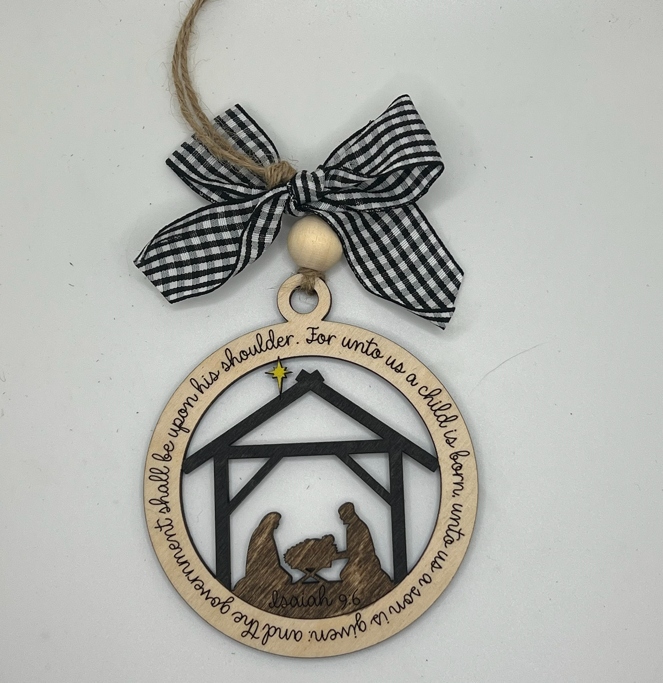 The Cracked Pig - Wholesale Ornament - Birch Nativity Ornament | Christian Christmas Ornament2