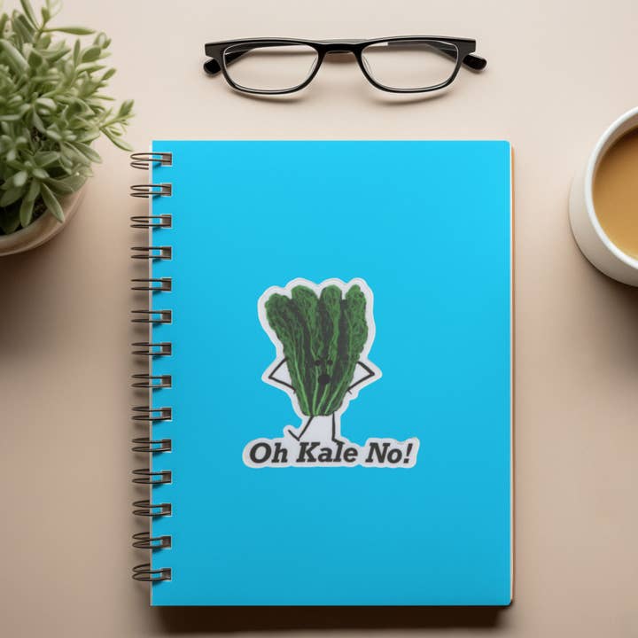 Punaballoo – Großhandel Aufkleber – Oh Grünkohl Nein! 3" Vinyl Grünkohl-Wortspiel-Aufkleber6