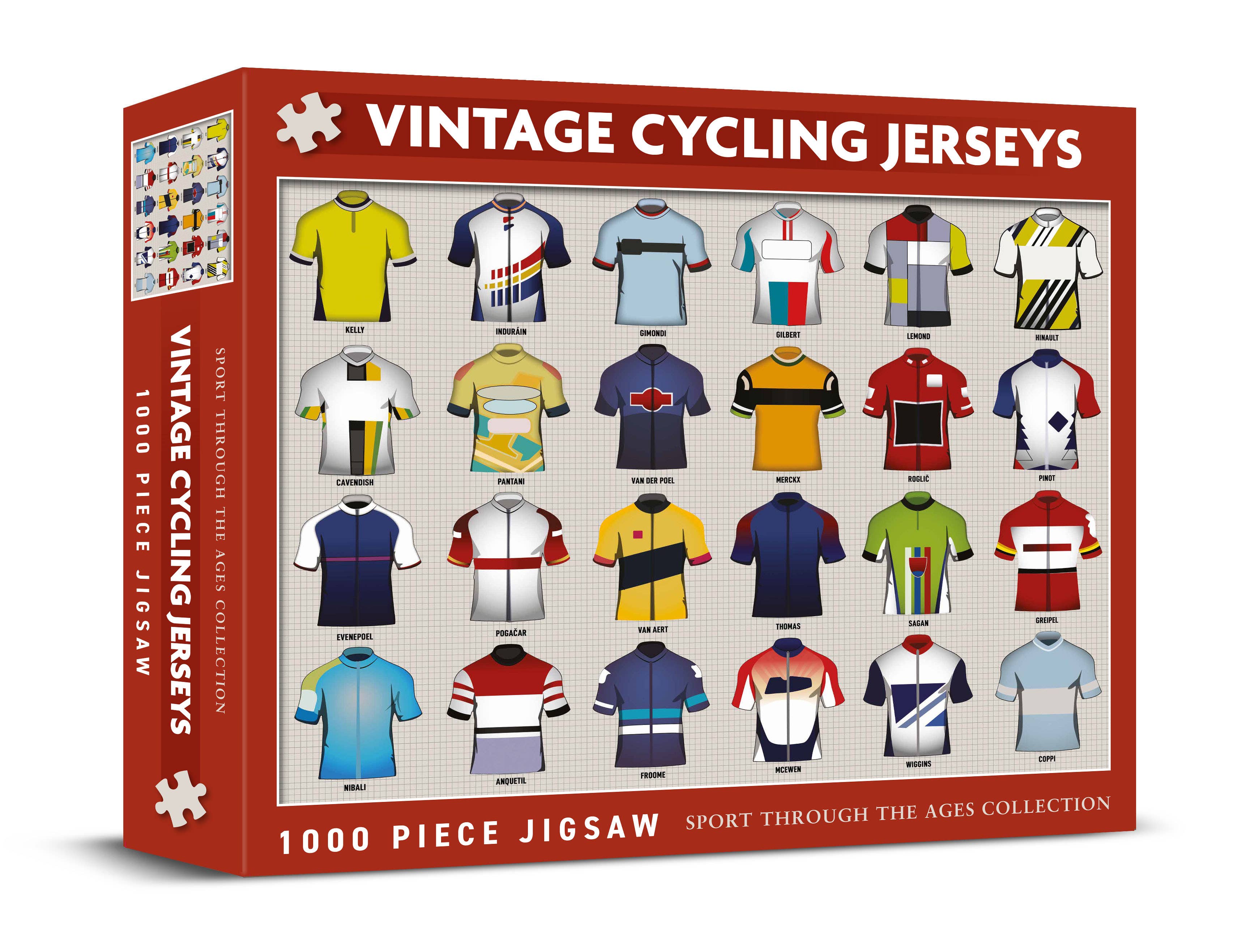 Coach House Partners – wholesale Puzzle – Adult – Vintage Cycling Jerseys 1000 Piece Jigsaw Puzzle