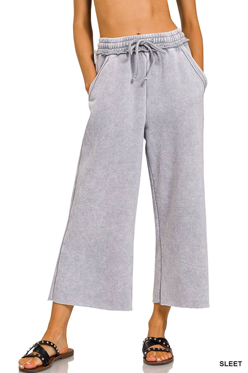 42POPS - Wholesale Lounge Sweatpants/Joggers - Women's - `.Snow Wash Fleece Sweatpants With Pockets43