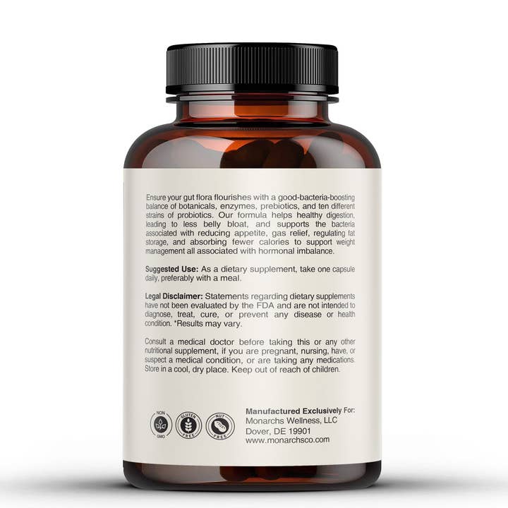 MONARCHS - Wholesale Oral Supplement/Vitamin - Gut Relief: Bloat Buster