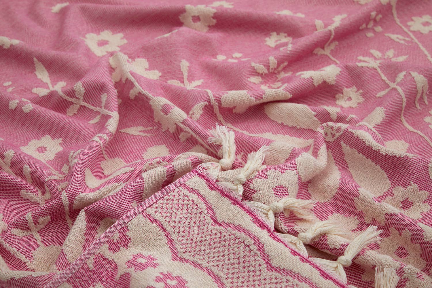 Kikoya - Vendita all'ingrosso Telo mare - Asciugamani da spiaggia in spugna turca Daisy 100% cotone 36x66 spa7