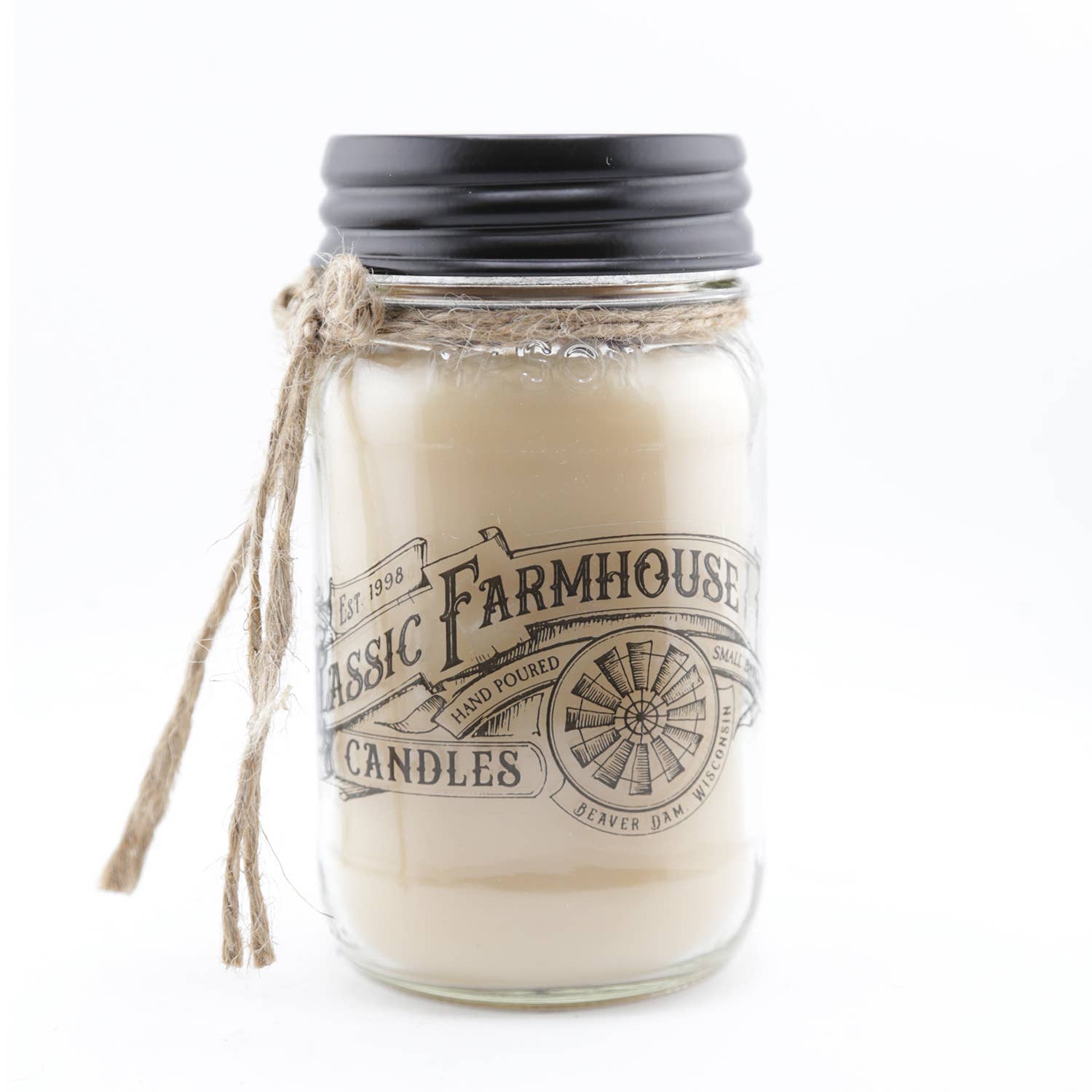 Classic Farmhouse Candles - Wholesale Jar/Filled Candle - Country Home 14 oz Mason Jar Candle1