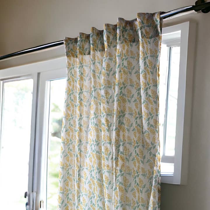 Annahmol - Wholesale Curtain - Vintage Inspired Botanical Sheer Curtains: Assorted Prints52