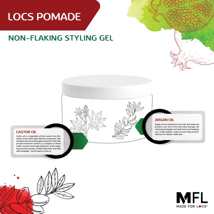 Made For Locs - Wholesale Hair Styling Gel/Mousse - Locs, Braids & Retwisting Firm Hold Gel | 4 oz