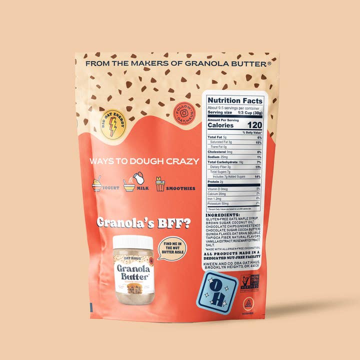 Oat Haus - Vente Granolas - Granola Pâte à Biscuits - Lot de 6 x 10 oz (283,5 g)3
