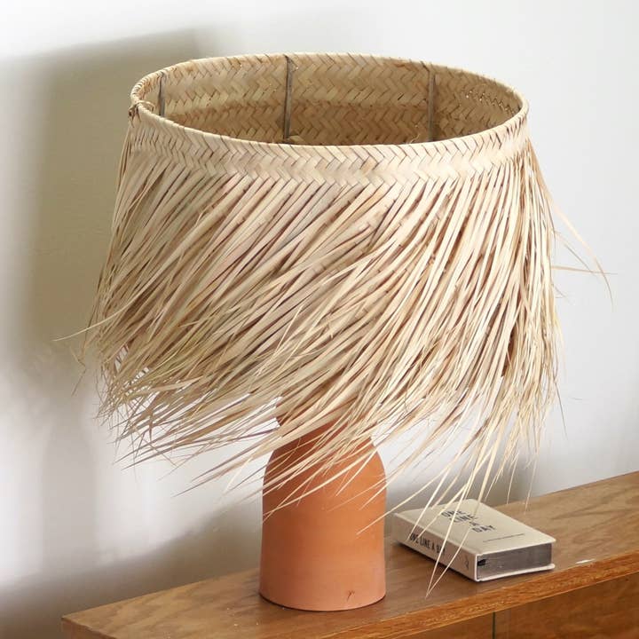 Bohome Living - Vendita all'ingrosso Paralumi - Paralume di lampada in paglia con frange