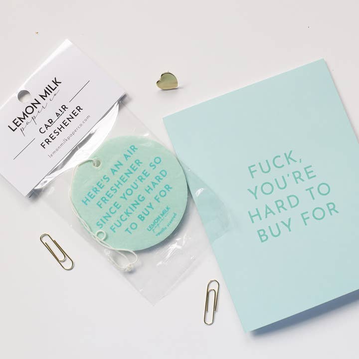 Lemon Milk Paper Co - Wholesale Car Freshener - Unisex - Since you're so fucking hard to buy for car air freshener