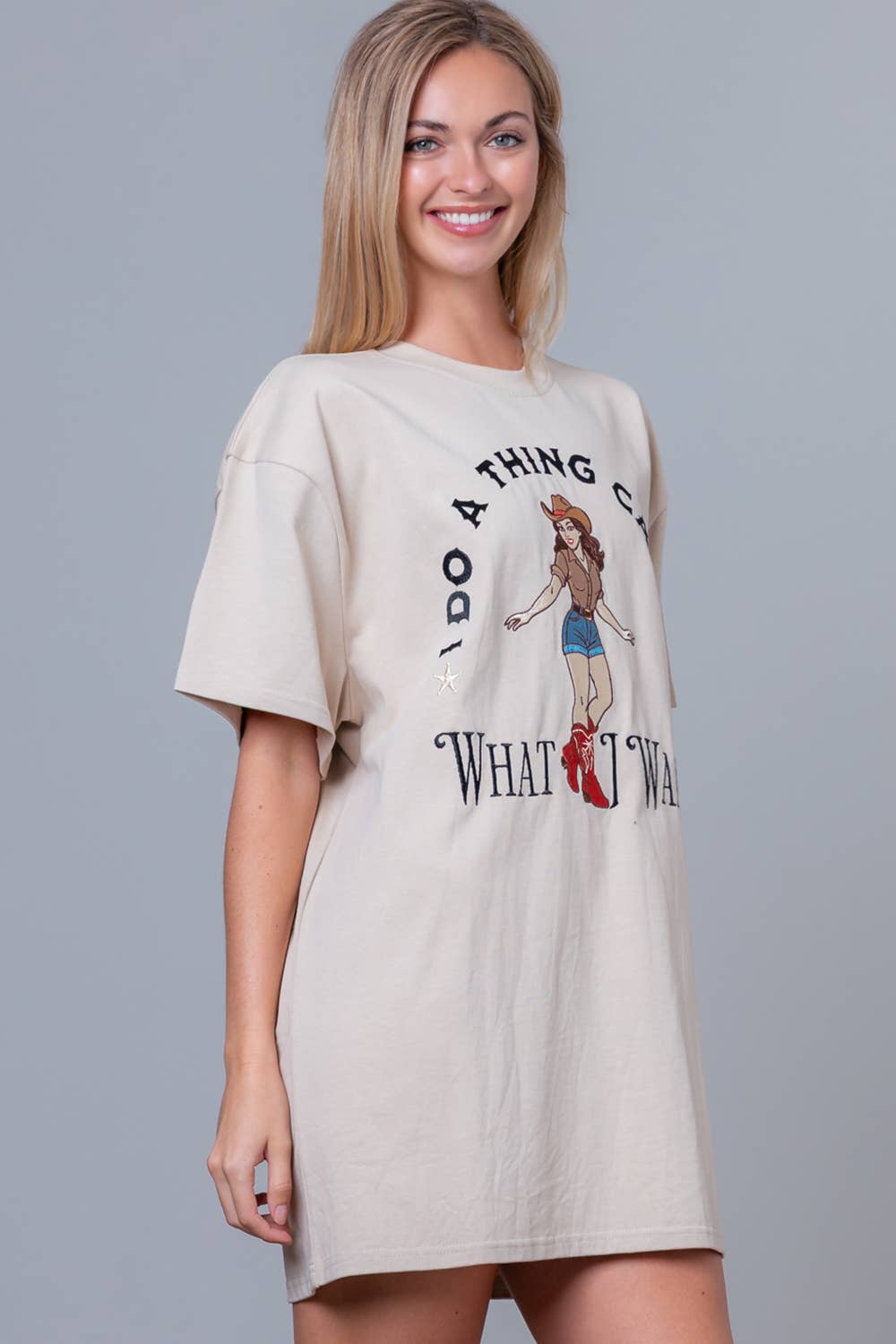 TAUPE BD20310P-FULL EMBROIDERY SHIRT DRESS for wholesale on Faire3