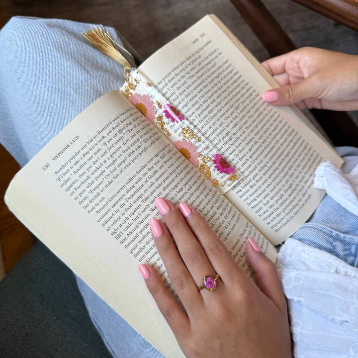 Mia’s Resin Boutique - Wholesale Bookmark - Floral Bookmarks 5.5" - Resin Bookmarks - Page Marker