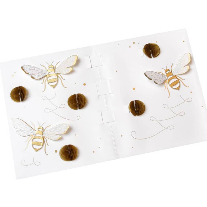 Vevoke - Wholesale Everyday greeting card - 3D Pop-up Card-Bees Knees
