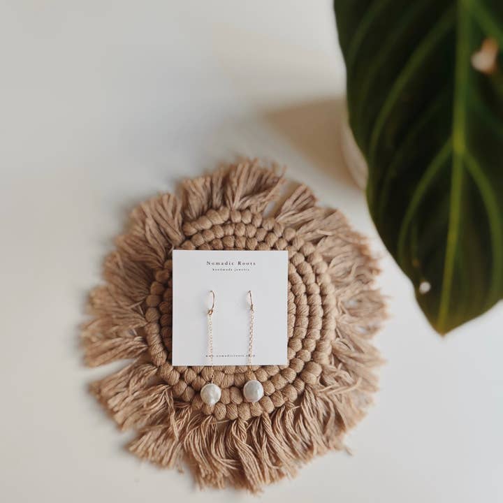 Rose Drop Earrings for wholesale by Nomadic Roots