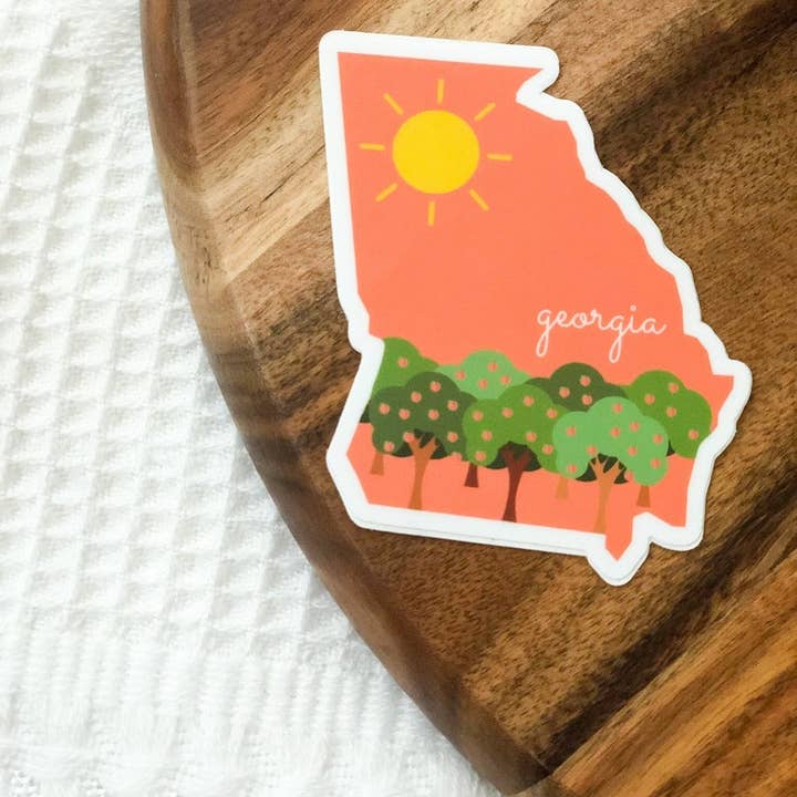Georgië sticker voor wholesale door Sagie May Design Co