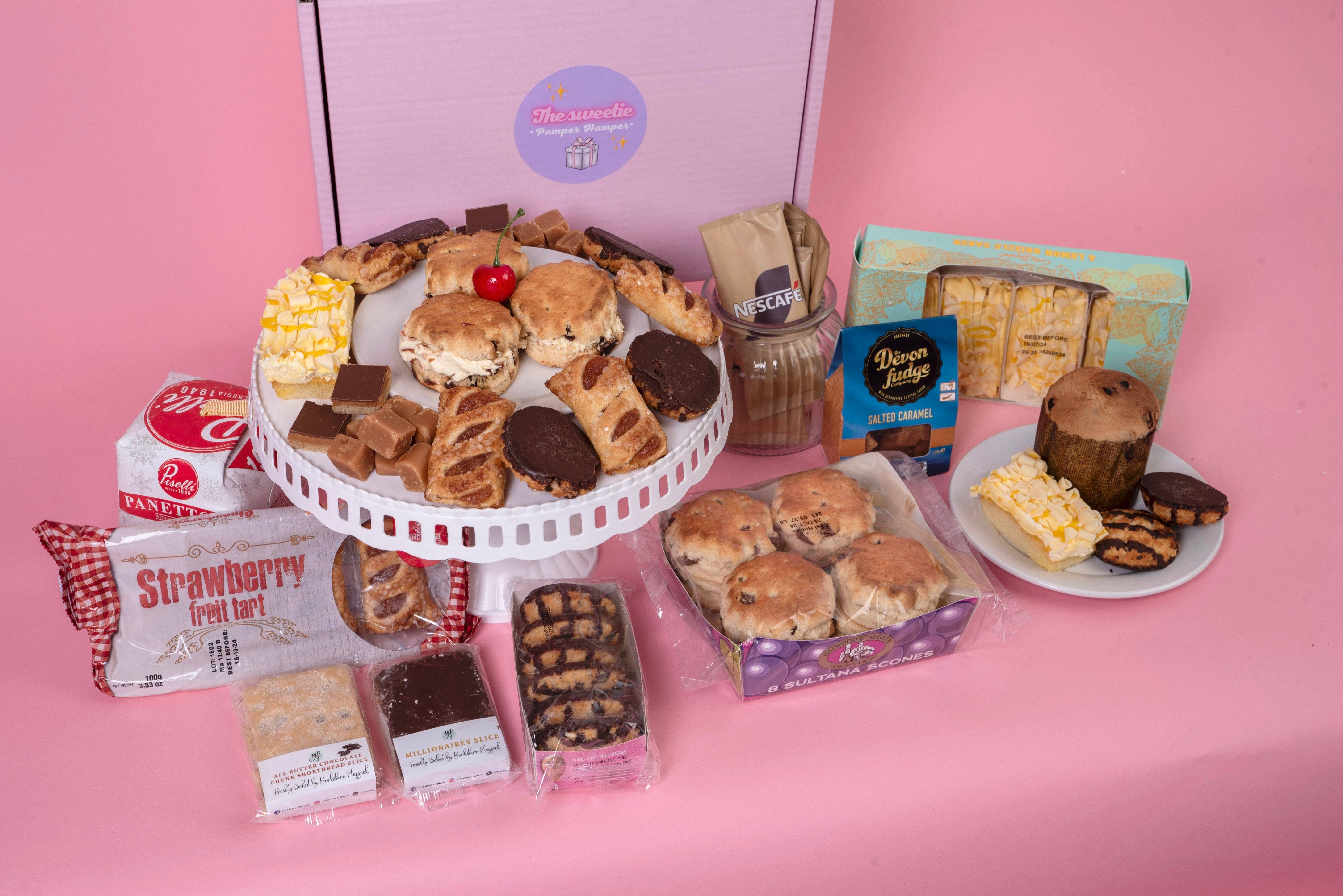 The sweetie pamper hamper - Wholesale Food Gift Basket - Afternoon tea hamper2