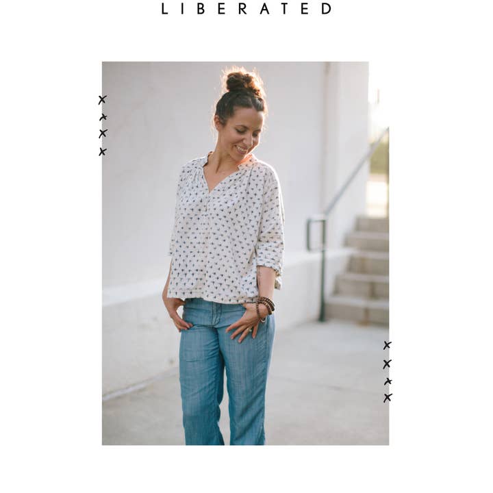 Sew Liberated Sewing Patterns - Wholesale Craft sewing kit - Matcha Top Sewing Pattern0