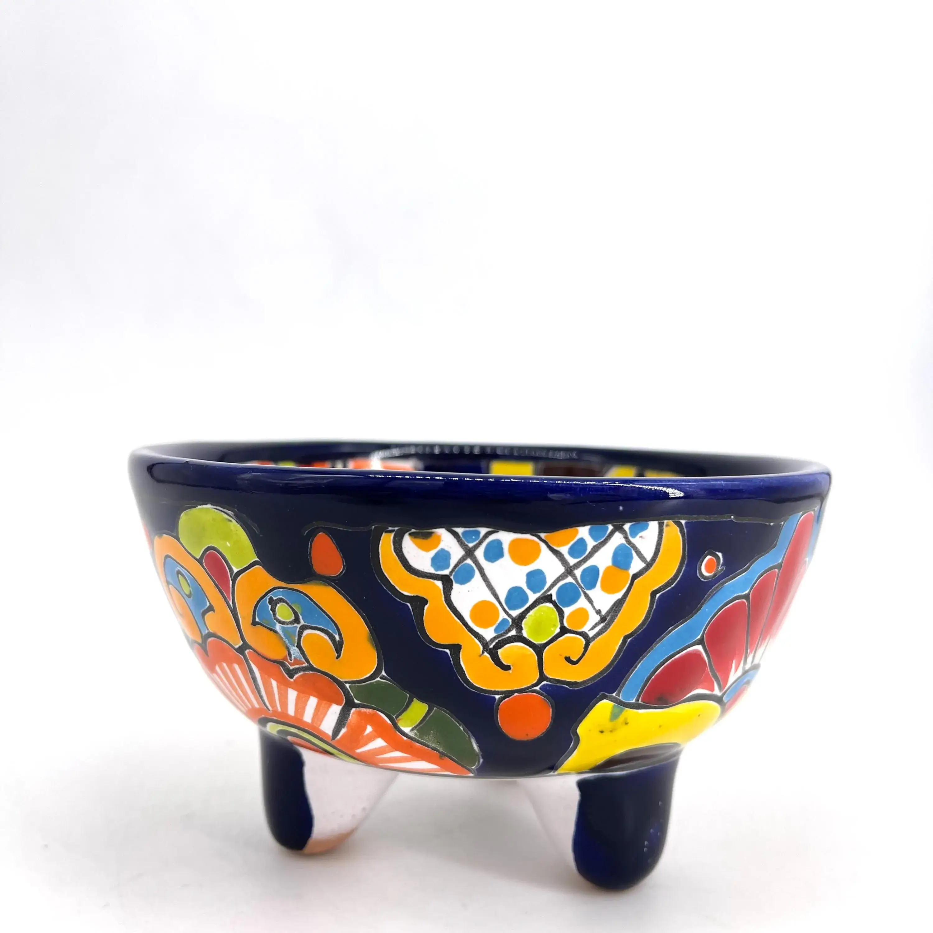 Fiesta McAllen LLC - Wholesale Condiment/Dip Bowl - Talavera Molcajete Bowl 2