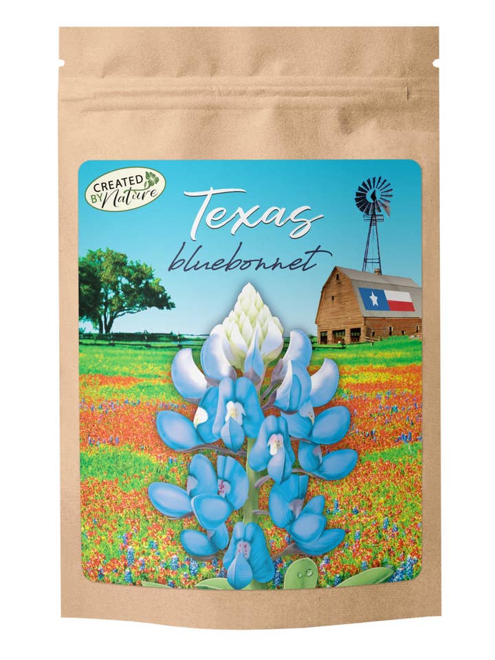 Texas Bluebonnet Wildflower Seeds for wholesale by Created By Nature