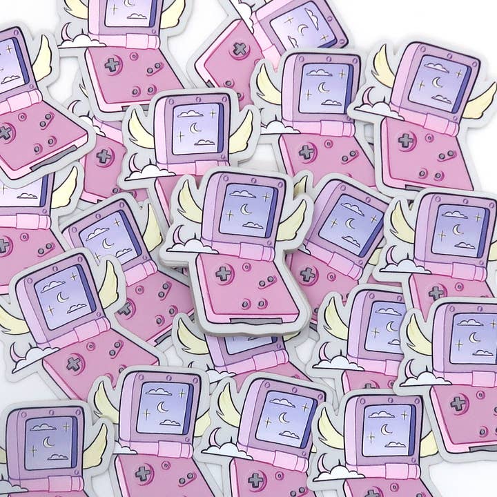 RebelJones - Wholesale Sticker - Flying Gameboy Sticker