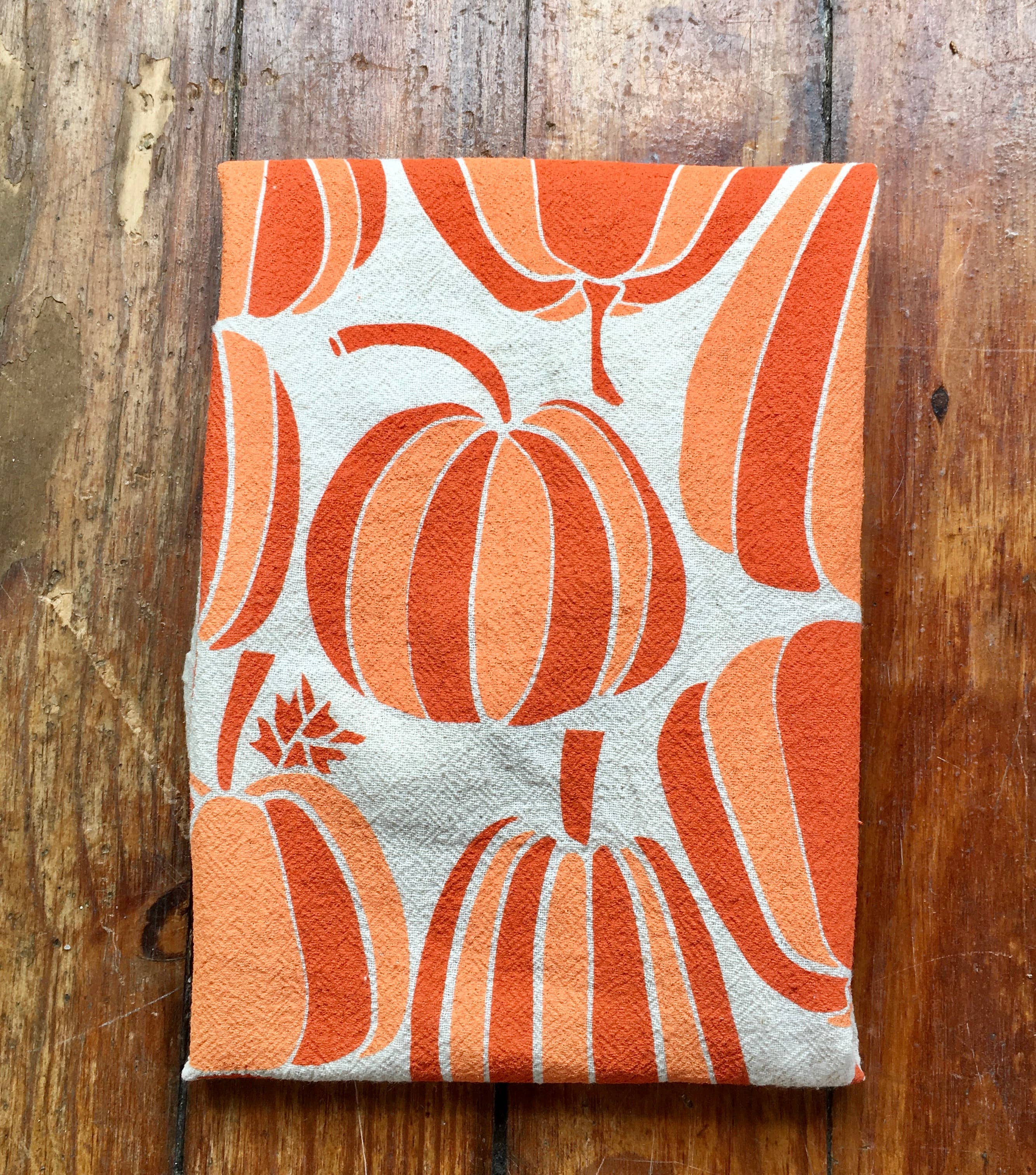 noon designs - Wholesale Tea Towel - Pumpkin Tea Towel1