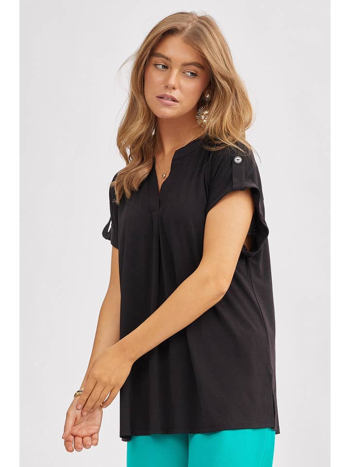 Dear Scarlett - Wholesale Tunic - Women's - Solid Soft Dolman Sleeve Top