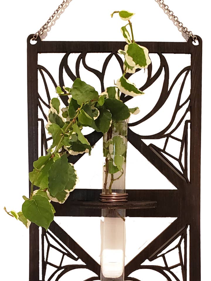 Plant Propagation Wood Wall Decor Bohemian Modern Planter for wholesale by Starlene Designs