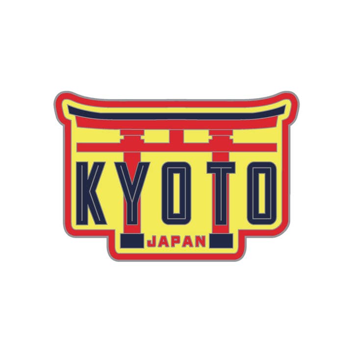 Spilla in smalto Kyoto Giappone per la vendita all'ingrosso da parte di Vagabond Heart