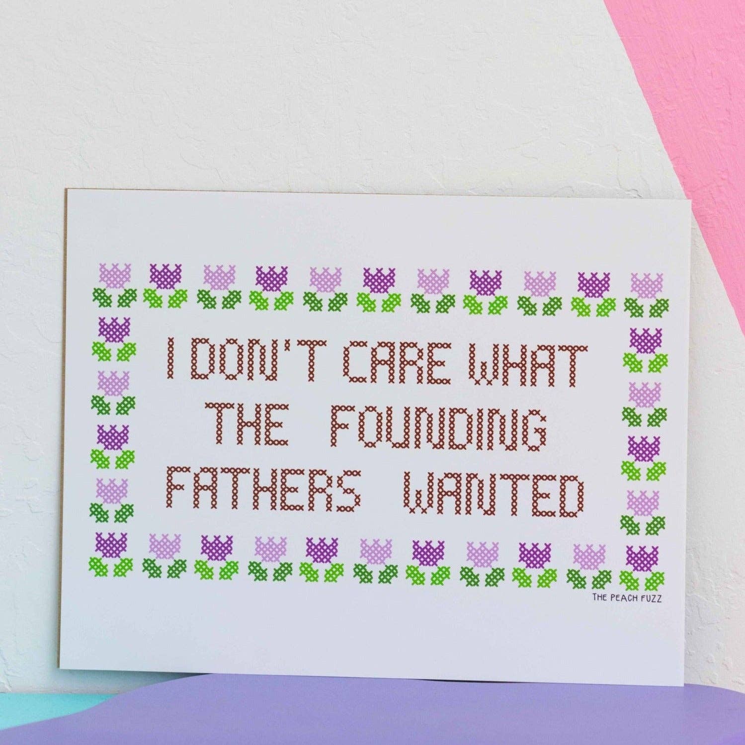 The Peach Fuzz - Vente Affiche d'art - Imprimé des pères fondateurs1