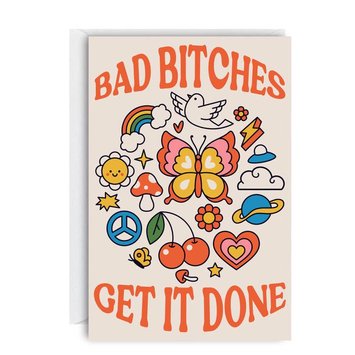 BOBBYK – wholesale Everyday greeting card – Bad Bitches Get It Done Greeting Card