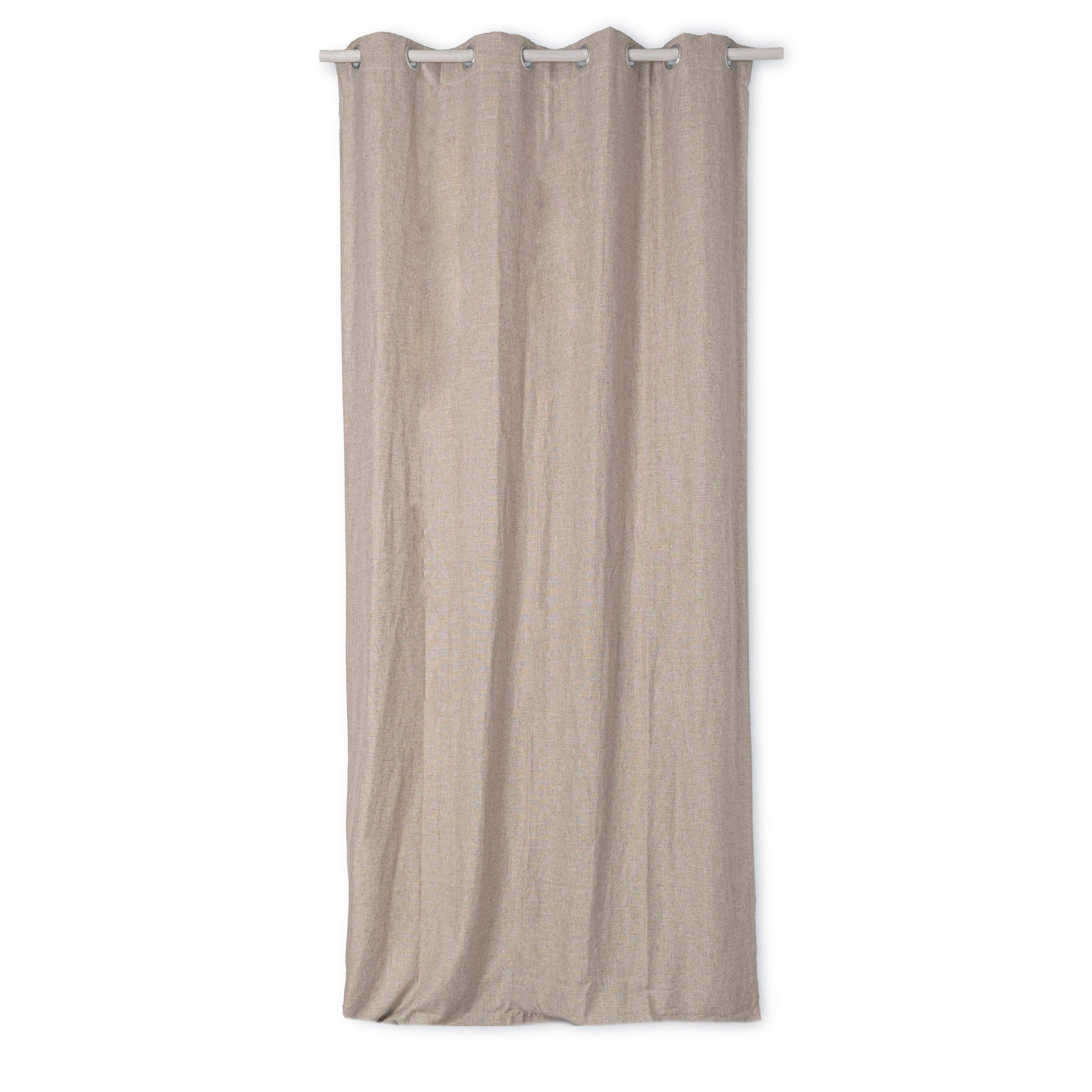 Happyfriday - Wholesale Curtain - Basic Linen Curtain 140x280 cm Natural1