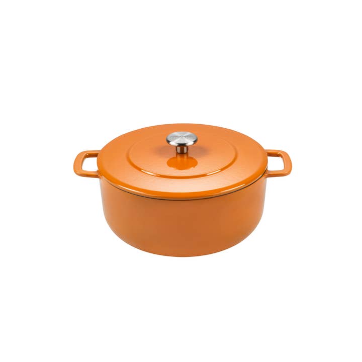 Combekk – Großhandel Kochtopf – Combekk Sous-Chef Niederländischer Ofen orange 24 cm4