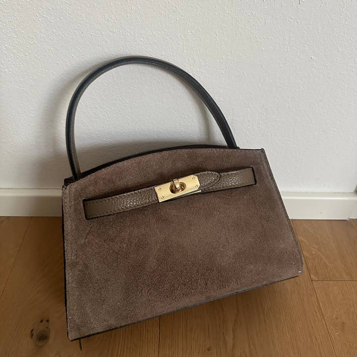 Zhade - Wholesale Top Handle Bag - Women's - AMELIA small- suede5