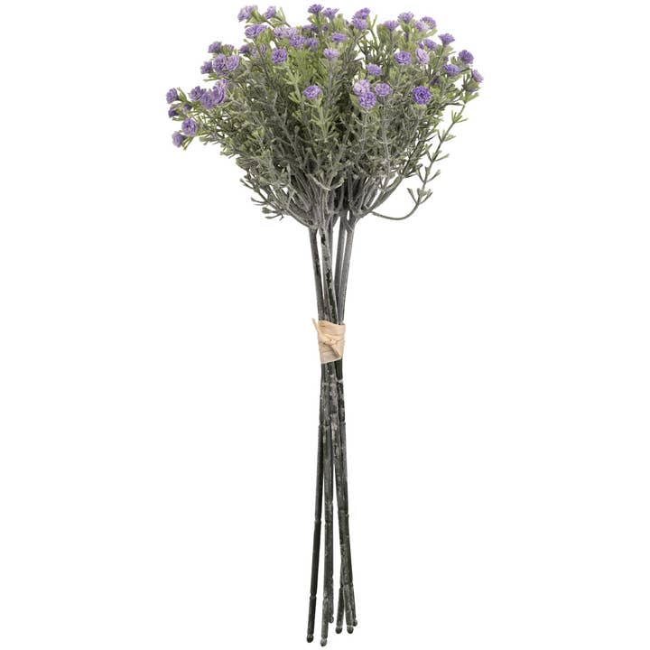Mini Open Gypsophilia Bunch x 6 Lavender 33cm for wholesale by Eleganza Floral