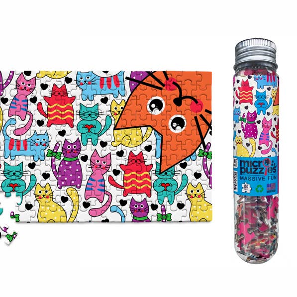 Cats Mini Jigsaw Puzzles - Great impulse buy for office gift and other Purchase Wholesale micro. Free Returns & Net 60 Terms on Faire trending on Faire.