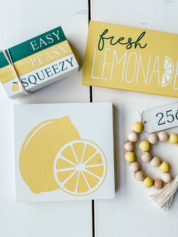 Fresh Lemonade - Sign Bundle | DIY Kit for wholesale by Rustic Chalk Decor