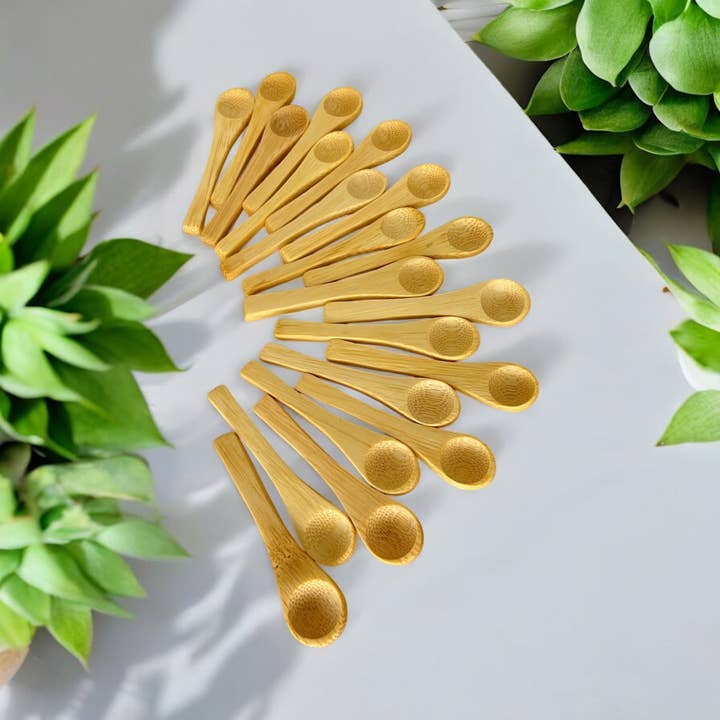 Bamboo Switch - Wholesale Measuring Spoon - Mini Bamboo Spice Spoon | Kitchen | Earth Day Bestseller