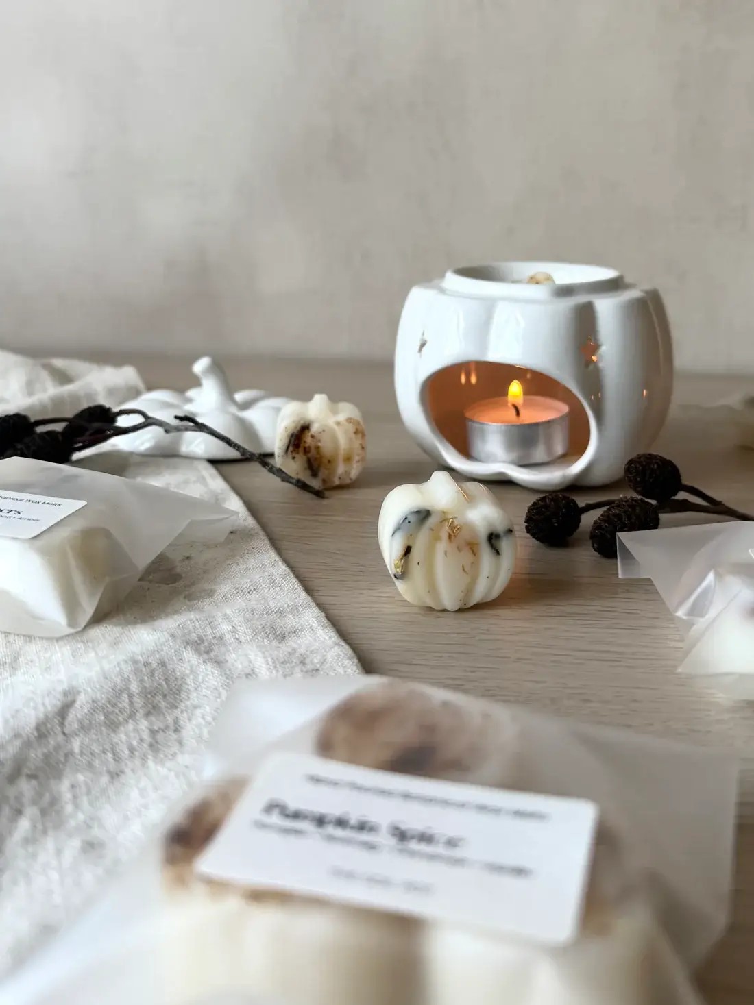 The Soil Pot – wholesale Wax melt – Pumpkin Wax Melts, Pumpkin Spice, Salted Caramel1