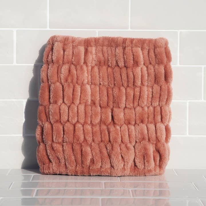 KITSCH - Wholesale Spa Headband - Extra Wide Spa Headband - Dusty Rose